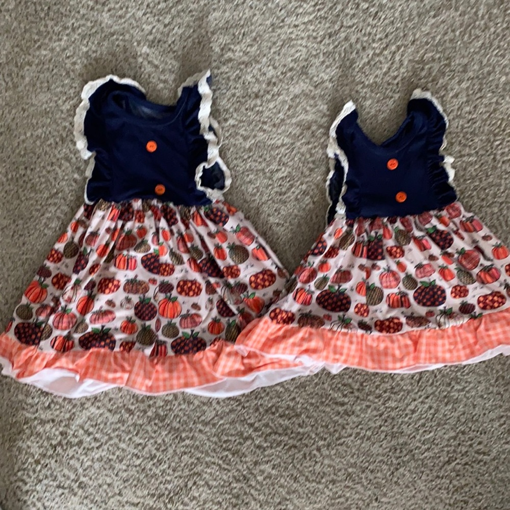 Adorable fall sister set 2t and 6t